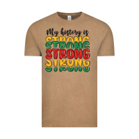 Vintage Coffee my history is strong Vintage Tee - MaliasSmallBusiness