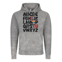 Cloud Rock pride alphabet Vintage Hoodie - MaliasSmallBusiness