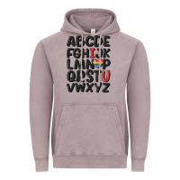 Vintage Zinc pride alphabet Vintage Hoodie - MaliasSmallBusiness