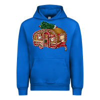 Cobalt caravan gingerbread Urban Hoodie - FaDigitalArtStudio