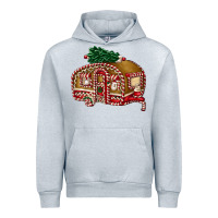 Heather Grey caravan gingerbread Urban Hoodie - FaDigitalArtStudio