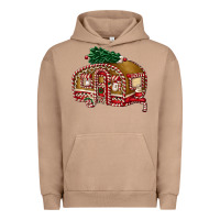 Pigment Burro caravan gingerbread Urban Hoodie - FaDigitalArtStudio