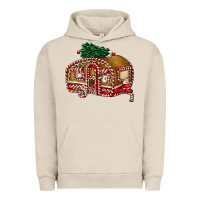 Pigment French Oak caravan gingerbread Urban Hoodie - FaDigitalArtStudio