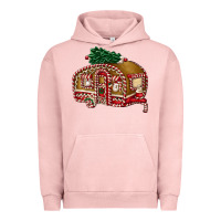 Pigment Salmon caravan gingerbread Urban Hoodie - FaDigitalArtStudio