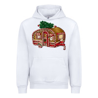 White caravan gingerbread Urban Hoodie - FaDigitalArtStudio