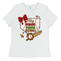 White hey bubba bubba swing Ladies Tee - JahusDesignShop