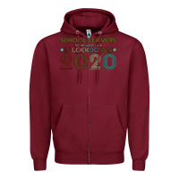 Burgundy school leavers the one where i was in lockdown 2020 Zipper Hoodie - Bettercallsaul