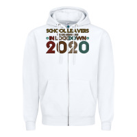 White school leavers the one where i was in lockdown 2020 Zipper Hoodie - Bettercallsaul