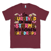 Burgundy i've survived too many storms Classic Tee - JahusDesignShop