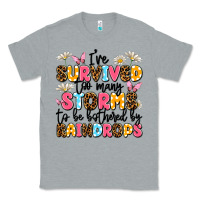 Heather Grey i've survived too many storms Classic Tee - JahusDesignShop