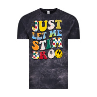 Cloud Black just let me stim bro Vintage Tee - JahusDesignShop