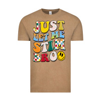 Vintage Coffee just let me stim bro Vintage Tee - JahusDesignShop