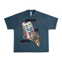 Midnight Navy finding my match Urban Heavy Tee - MaliasSmallBusiness