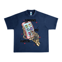 Navy finding my match Urban Heavy Tee - MaliasSmallBusiness