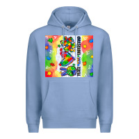 Colony Blue peace love understand Premium Hoodie - CowGirlArtShop