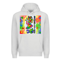 Dove Grey peace love understand Premium Hoodie - CowGirlArtShop