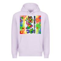 Lilac peace love understand Premium Hoodie - CowGirlArtShop