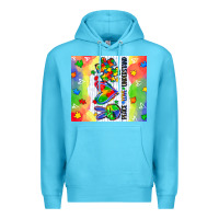Ocean Blue peace love understand Premium Hoodie - CowGirlArtShop