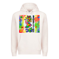 Pale Pink peace love understand Premium Hoodie - CowGirlArtShop