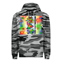 Slate Camo peace love understand Premium Hoodie - CowGirlArtShop