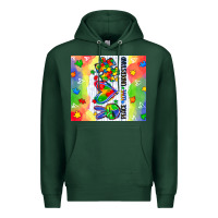 Sports Green peace love understand Premium Hoodie - CowGirlArtShop