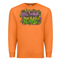 Carrot on tuesday we wear beads Premium Sweatshirt - CowGirlArtShop