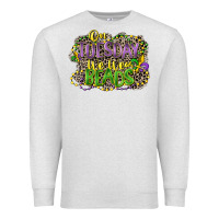 Oatmeal Heather on tuesday we wear beads Premium Sweatshirt - CowGirlArtShop