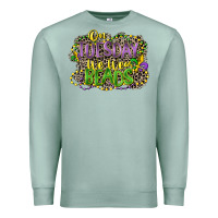 Seafoam on tuesday we wear beads Premium Sweatshirt - CowGirlArtShop