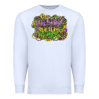 White on tuesday we wear beads Premium Sweatshirt - CowGirlArtShop