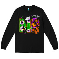 Black halloween np nurse practitioner Long Sleeve Tee - NancyCooperArtShop