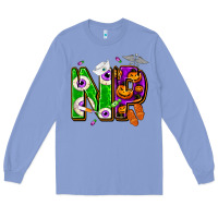 Colony Blue halloween np nurse practitioner Long Sleeve Tee - NancyCooperArtShop