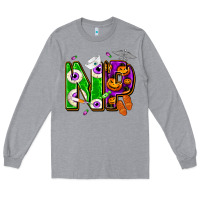 Heather Grey halloween np nurse practitioner Long Sleeve Tee - NancyCooperArtShop