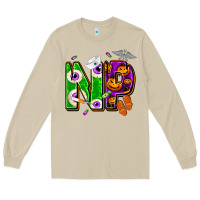Mushroom halloween np nurse practitioner Long Sleeve Tee - NancyCooperArtShop