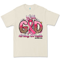 Bone breast cancer with god all things are possible Premium Tee - Artiststas