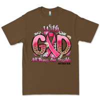 Cacao breast cancer with god all things are possible Premium Tee - Artiststas