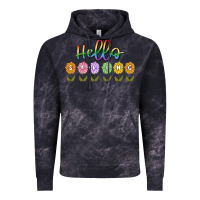 Cloud Black hello spring Vintage Hoodie - MaliasSmallBusiness