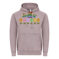 Vintage Zinc hello spring Vintage Hoodie - MaliasSmallBusiness