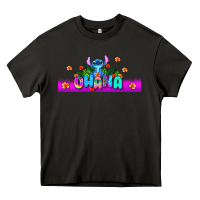 Asphalt stitch ohana Heavy Core Tee - AdoDesignShop