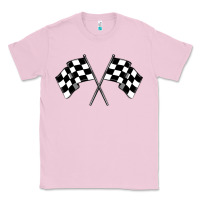Bubblegum Pink race flag Classic Tee - MaliasSmallBusiness