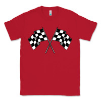 Red race flag Classic Tee - MaliasSmallBusiness