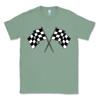 Sage race flag Classic Tee - MaliasSmallBusiness