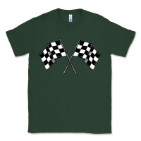 Sports Green race flag Classic Tee - MaliasSmallBusiness