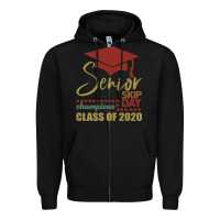 Black Senior Skip Day Champions Class Of 2020 Zipper Hoodie - Bettercallsaul