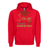 Red Senior Skip Day Champions Class Of 2020 Zipper Hoodie - Bettercallsaul