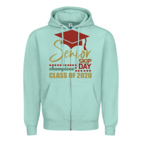 Seafoam Senior Skip Day Champions Class Of 2020 Zipper Hoodie - Bettercallsaul