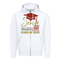 White Senior Skip Day Champions Class Of 2020 Zipper Hoodie - Bettercallsaul