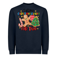 Navy eating christmas cookies for two Heavyweight Sweatshirt - MaliasSmallBusiness
