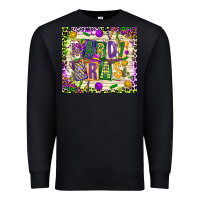 Black mardi gras Premium Sweatshirt - CowGirlArtShop