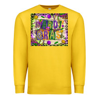 Lemon mardi gras Premium Sweatshirt - CowGirlArtShop