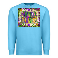 Ocean Blue mardi gras Premium Sweatshirt - CowGirlArtShop